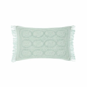 Somers Mint Pillow Sham (Pair) by Linen House
