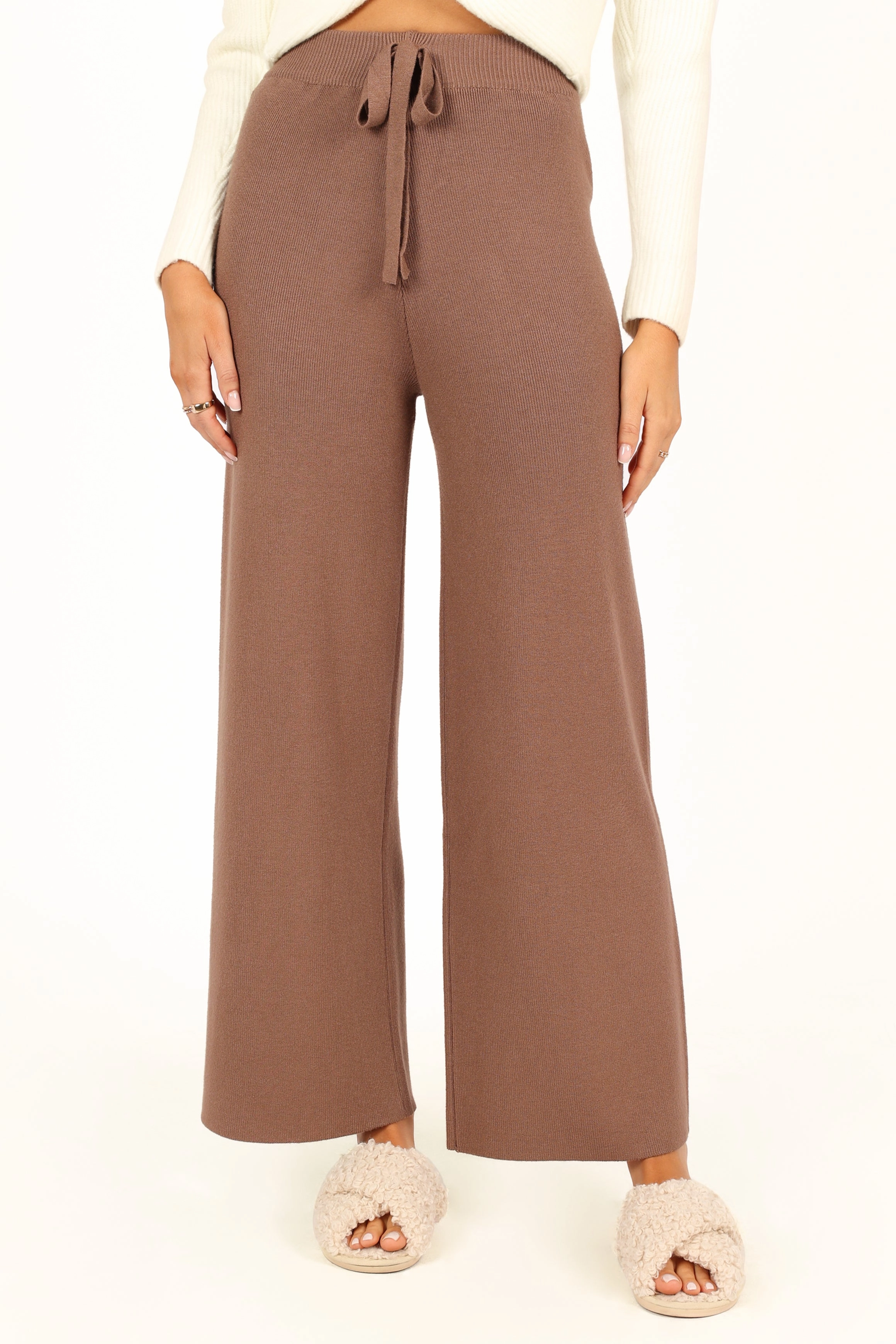 Tarly Knit Pant - Brown
