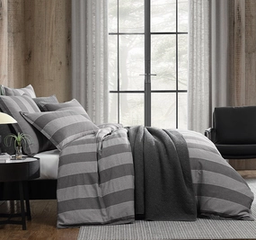 Thatcher Quilt Cover Set Range Charcoal