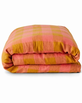 Toasted Marshmallow Linen Quilt Cover (US)