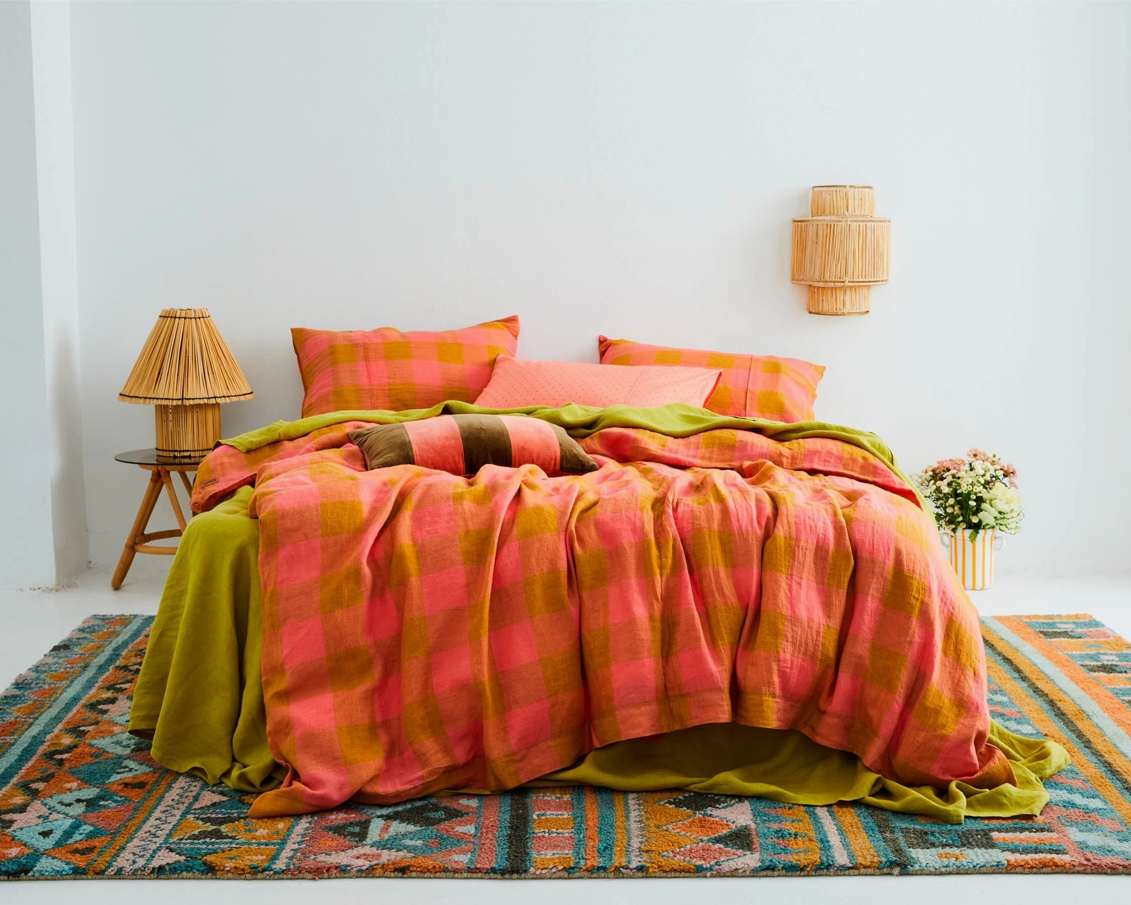 Toasted Marshmallow Linen Quilt Cover (US)
