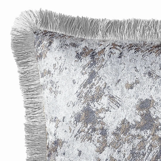 Trieste Silver Square Cushion by Davinci