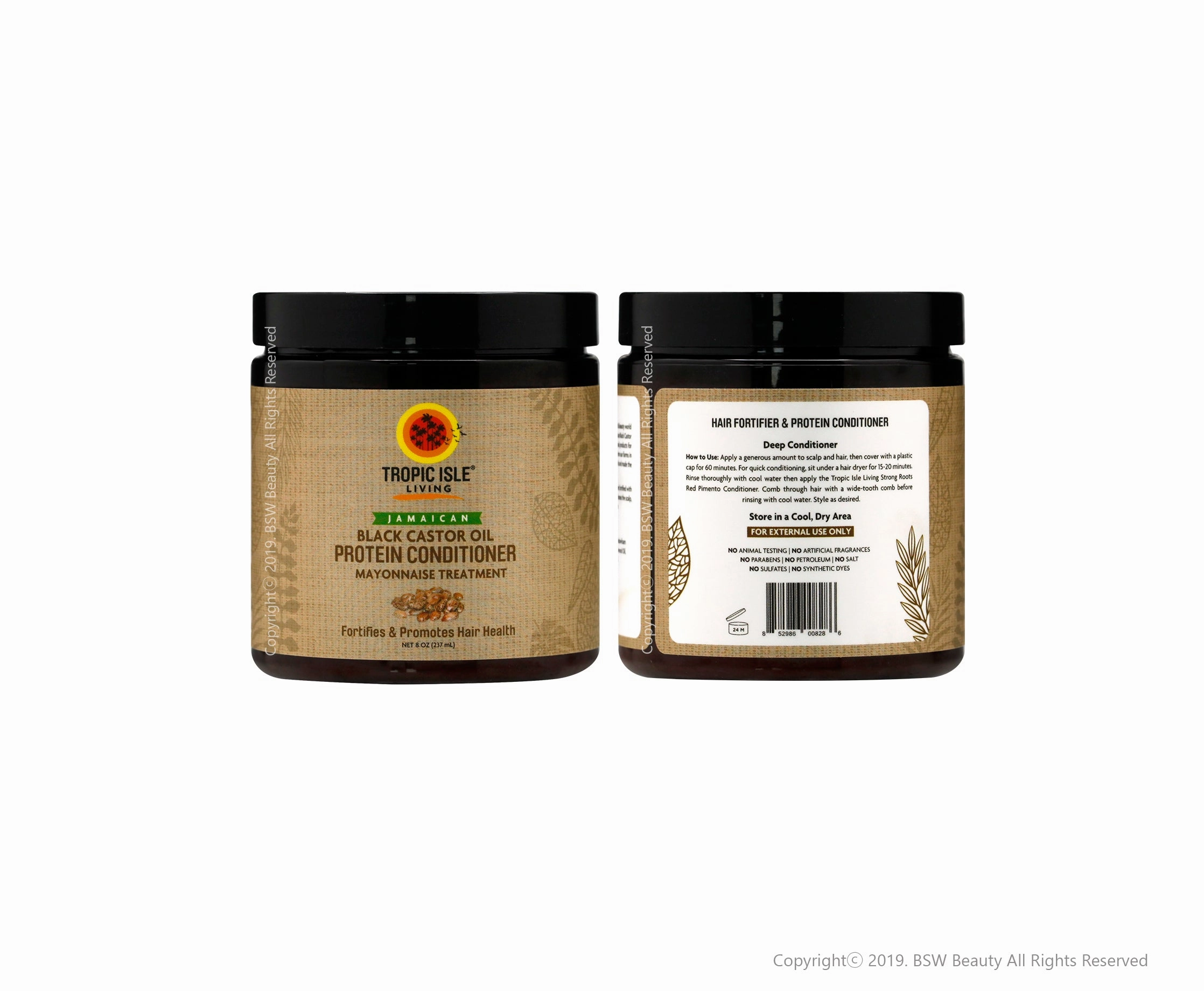TROPIC ISLE LIVING JAMAICAN BLACK CASTOR OIL PROTEIN CONDITIONER 8oz