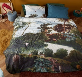 Voyage Quilt Cover Set Range Green